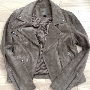 Blank NYC suede moto jacket